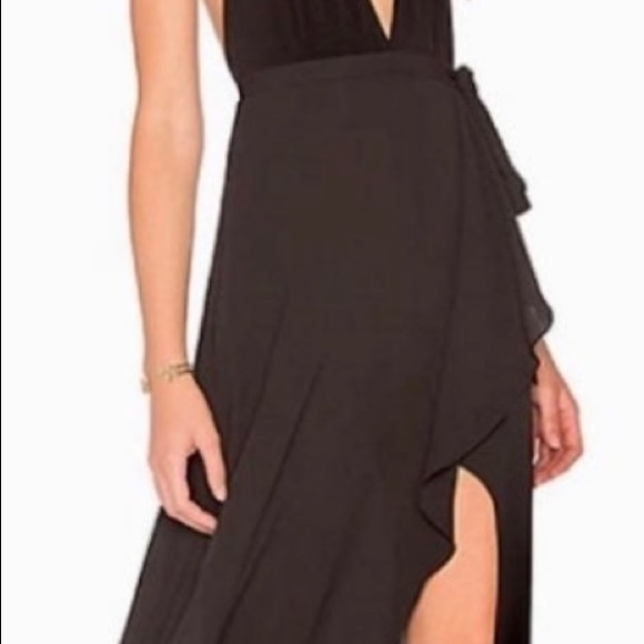 New with tags BCBG deep v neck gown. High slit, built in panty. Never been worn - Picture 2 of 6